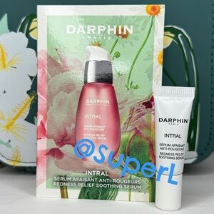5/$15 NEW Darphin Intral Redness Relief Soothing Serum Skincare Primer
